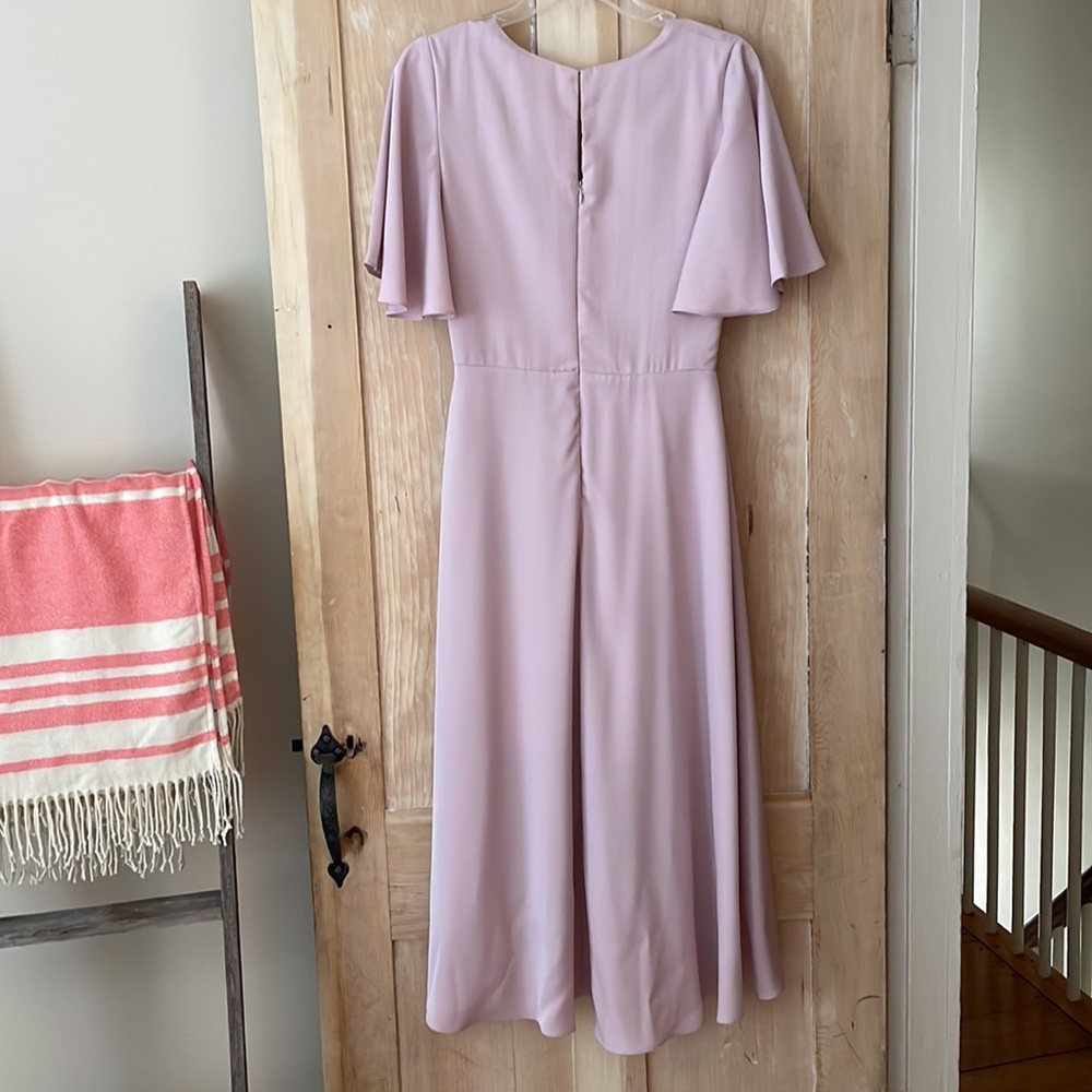 Astr The Label Delaney Flutter Sleeve Midi Dress - image 8